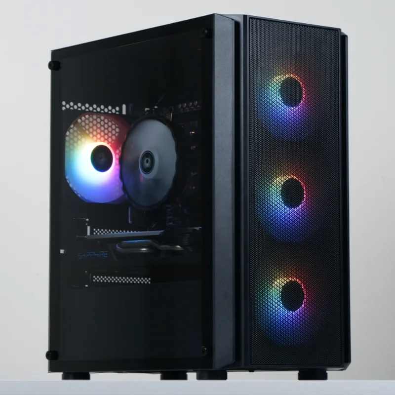 R58+ Народный — фронт, 4 RGB вентилятора