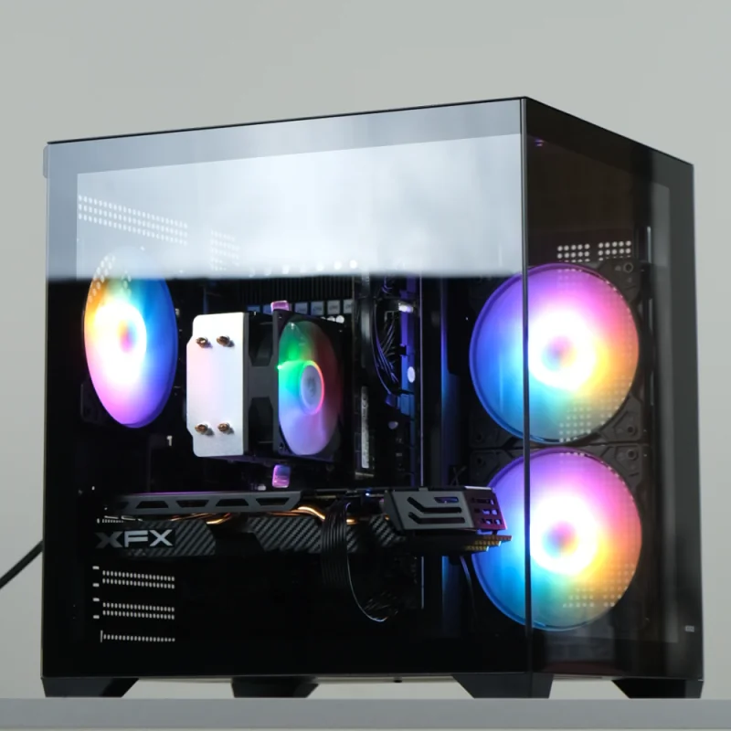 R59 Улучшенный — фронт-бок, RGB вентиляторы